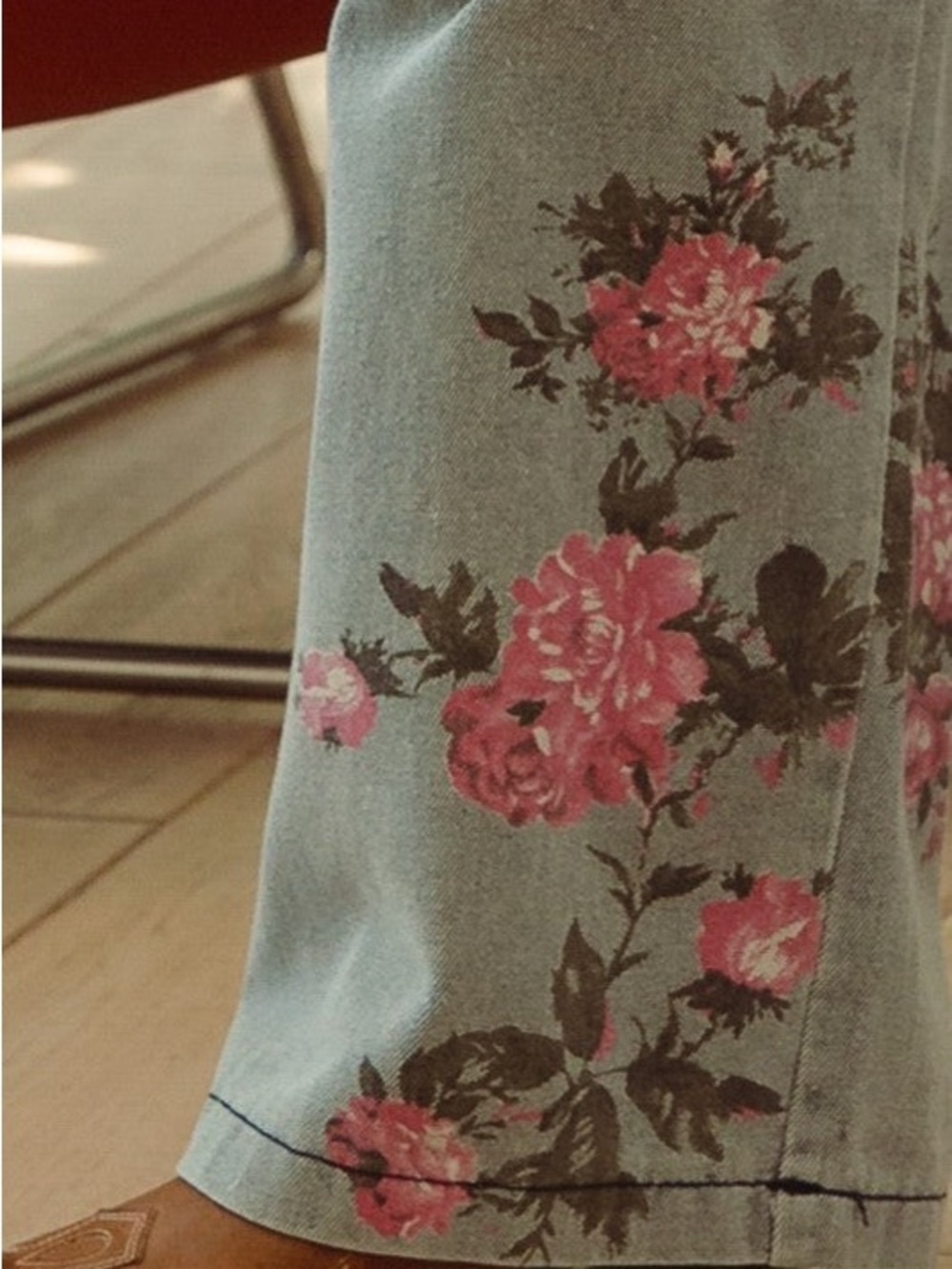 Flower Child Denim Pants - Picture 4 of 7